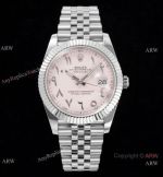 DIW Factory Rolex Datejust Pink Dubai Pink Dial 3235 904l Watch 41mm